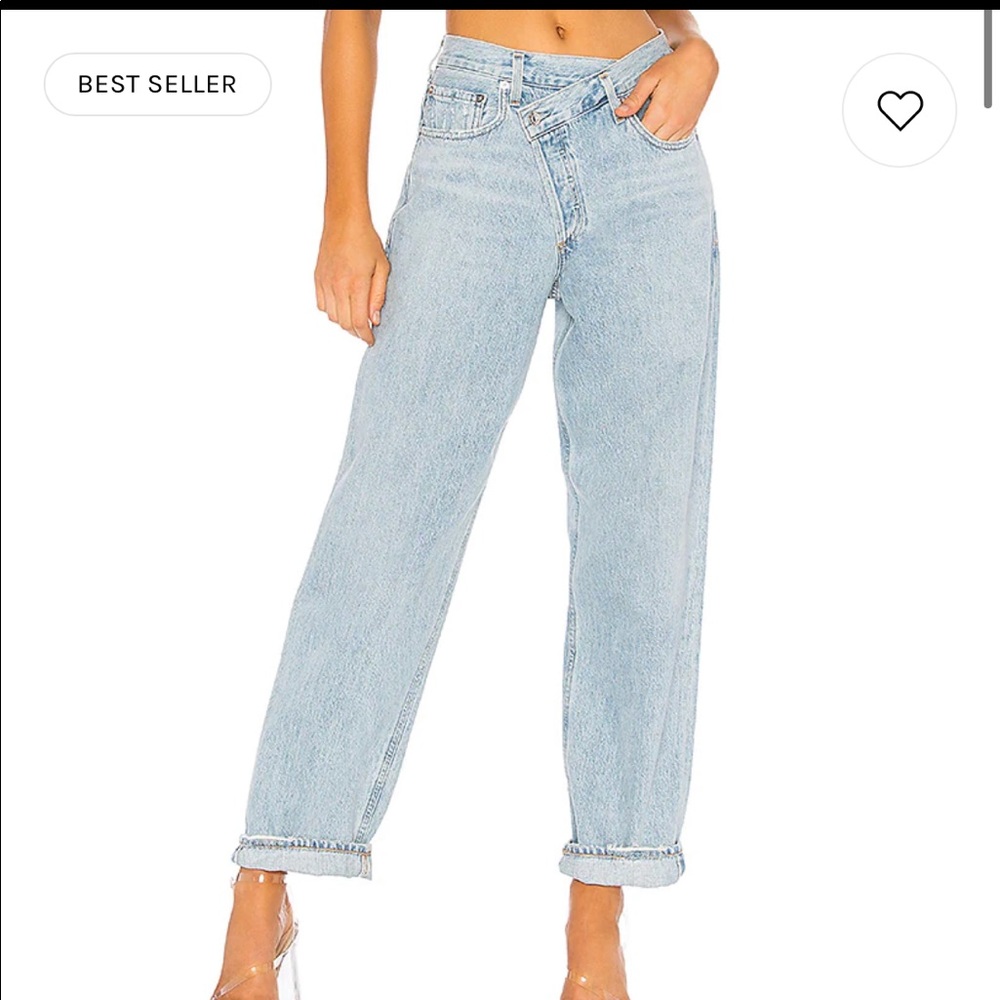 Agolde cross cross upsized Jean